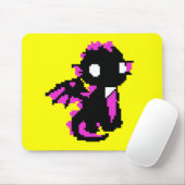 Niedliche pixelige Drachenblattverpackung Mousepad (Mit Mouse)
