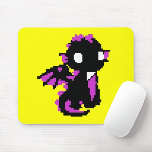 Niedliche pixelige Drachenblattverpackung Mousepad (Mit Mouse)