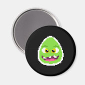 Niedliche pixelige Eiermonster-Tasse Magnet (Vorderseite/Rückseite)