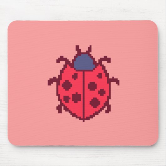 Niedliche, pixelige Herdkissen Mousepad (Vorne)