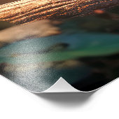 Niedliche Pixie Elf im Wald Fotodruck (Ecke)