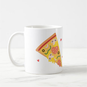 Niedliche Pizza meines Herz-Wortspiel-Liebe-Spaße Kaffeetasse