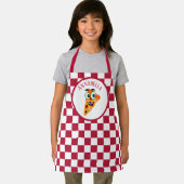 niedliche Pizzas Name Kinderküche Schürze (Insitu)