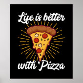 niedliche Pizzeria Life Worart Business Vendors Poster (Vorne)