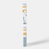 Niedliche Pkw im Straßenmuster Case-Mate iPhone Hülle (Rückseite / Links)