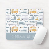 Niedliche Pkw im Straßenmuster Mousepad (Mit Mouse)