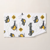 Niedliche Pkw und Lkw-Kinderdesign Badhandtuch Set (Handtuch)
