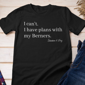 Niedliche Pläne mit der Mama "Mein Berner Hund" Tri-Blend Shirt