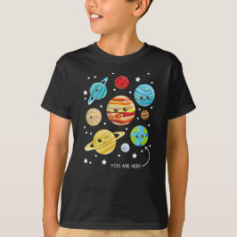 Niedliche Planeten, Kawaii-Planeten, Weltraum, Kos T-Shirt