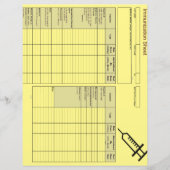 Niedliche Platten zur Immunisierung der Kreatur (Vorderseite)