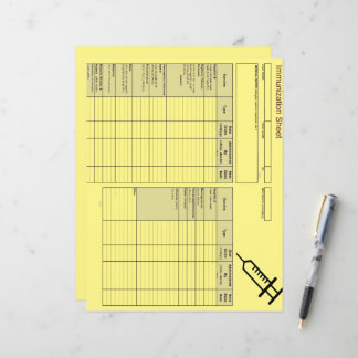 Niedliche Platten zur Immunisierung der Kreatur