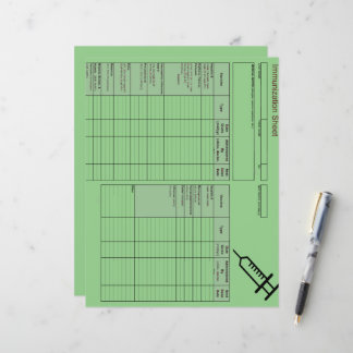 Niedliche Platten zur Immunisierung der Kreatur