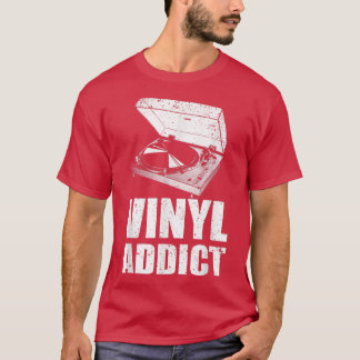 Niedliche Plattenkunst für Männer - Spindmusik Vin T-Shirt