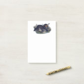 Niedliche Platypus auf einer Tierdarstellung bei L Post-it Klebezettel (Auf Schreibtisch)