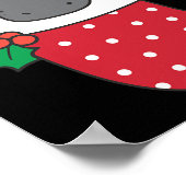 Niedliche Platypus in Weihnachten Strümpfe für Chr Poster (Ecke)