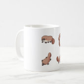 Niedliche Platypus Kaffeetasse (Vorderseite Links)