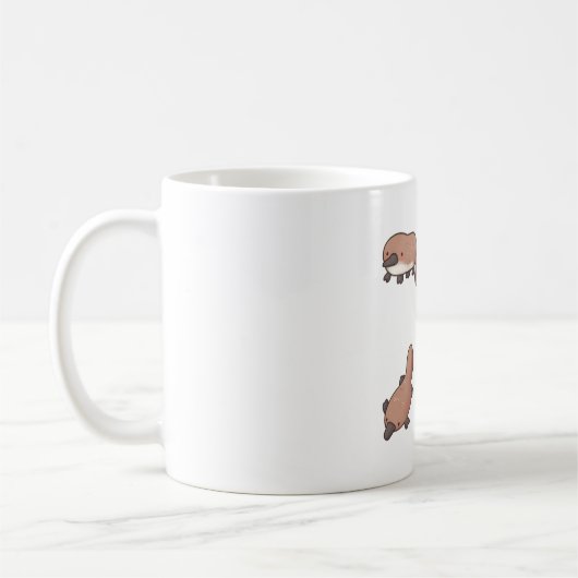 Niedliche Platypus Kaffeetasse (Links)