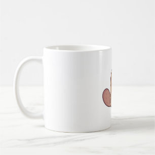 Niedliche Platypus-Lieben trinken Blumentee Kaffeetasse