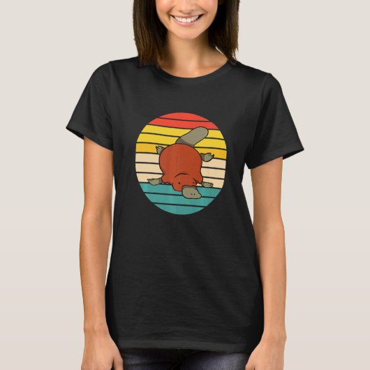 Niedliche Platypus T-Shirt (Vorderseite)
