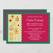 Niedliche Plätzchen-Austausch-Einladung Einladung (Vorne/Hinten)