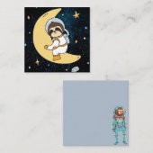 Niedliche Platzhalterkarte Mitteilungskarte (Vorne/Hinten)