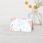 Niedliche Platzkarte Axolotl Girl (Rückseite)