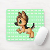 Niedliche Playful Hand gezeichnetes Mousepad (Mit Mouse)