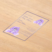 Niedliche Plushies Kleine Schwester Babydusche Acryleinladungen (Ablage )