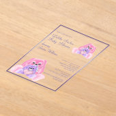 Niedliche Plushies Kleine Schwester Babydusche Acryleinladungen (Ablage )