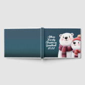 Niedliche Polar Bären-Kneipen mit Carven Gästebuch (Voll)