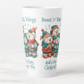 Niedliche Polar Bären Sing haben eine sehr schöne Milchtasse (Vorderseite)