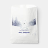 Niedliche Polar Bear Baby Dusche Geschenktütchen (Vorderseite)