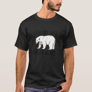Niedliche Polar Bears Wildnis Naturwald Tier T-Shirt