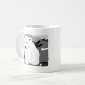 Niedliche Polarbär-Kunstgeschenke und -zubehör Kaffeetasse (Vorderseite Links)