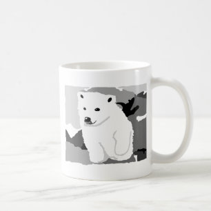 Niedliche Polarbär-Kunstgeschenke und -zubehör Kaffeetasse