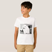 Niedliche Polarbär-Kunstgeschenke und -zubehör T-Shirt (Vorne ganz)
