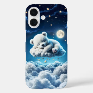 Niedliche Polarbärbchen, Schönheitswolken iPhone 16 Hülle