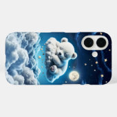 Niedliche Polarbärbchen, Schönheitswolken Case-Mate iPhone Hülle (Rückseite (Horizontal))