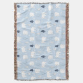 Niedliche Polarbären Decke (Vorderseite Vertikal)