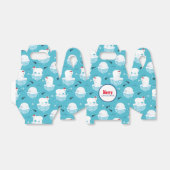 Niedliche Polarbären in Weihnachtsmannmützen Weihn Geschenkschachtel (Ungefaltet)