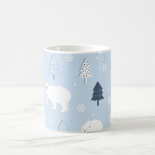 Niedliche Polarbären Kaffeetasse (Mittel)