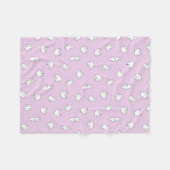 Niedliche Polarbären-Kneipen - Icy Pink - Fleecedecke (Vorderseite (Horizontal))