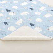 Niedliche Polarbären Sherpadecke (3/4)