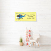 Niedliche Polizeiabteilung Hubschrauber Chopper Ca Banner (Insitu)