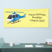 Niedliche Polizeiabteilung Hubschrauber Chopper Ca Banner (Messe)
