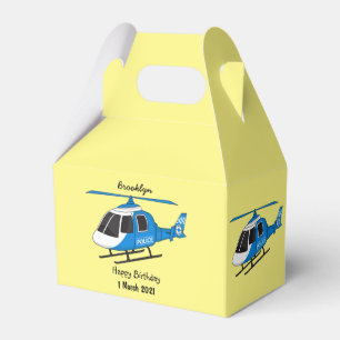 Niedliche Polizeiabteilung Hubschrauber Chopper Ca Geschenkschachtel
