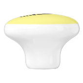 Niedliche Polizeiabteilung Hubschrauber Chopper Ca Keramikknauf (Seitenansicht)