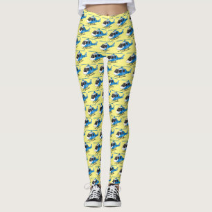 Niedliche Polizeiabteilung Hubschrauber Chopper Ca Leggings