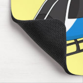 Niedliche Polizeiabteilung Hubschrauber Chopper Ca Mousepad (Ecke)