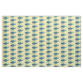 Niedliche Polizeiabteilung Hubschrauber Chopper Ca Stoff (Fat Quarter (45,7 x 55,9 cm))